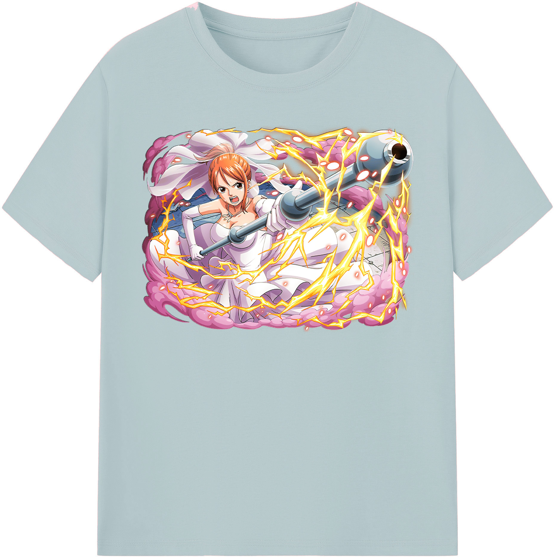 ワンピース ナミ ONE PIECE Nami 綿100％半袖Tシャツ（フロントプリント）
